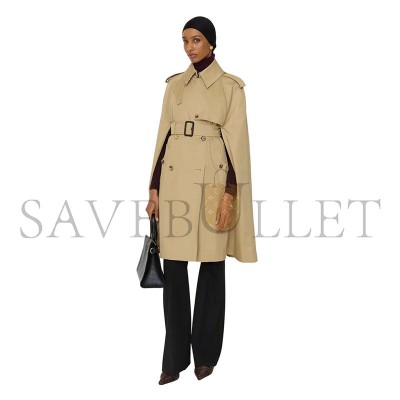 BURBERRY GABARDINE BELMONT TRENCH CAPE 81211501